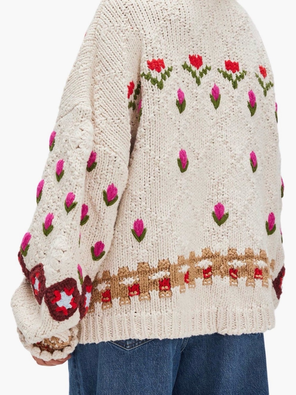 Free people Rosebud Oversize Cardigan XL - Picture 2 of 11